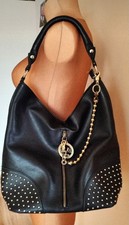 Używany, VERSACE***19V69***Torba na ramię**czarna** LOGO w kolorze złotym** na sprzedaż  PL
