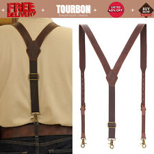 Tourbon men suspenders for sale  Rowland Heights