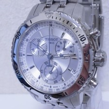 Relógio TISSOT T-Sport PRS200 cronógrafo aço inoxidável vidro de safira usado comprar usado  Enviando para Brazil
