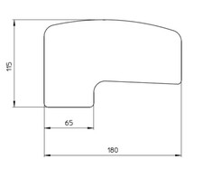Scrivania 115x180 legno usato  Reggio Emilia