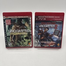 Pacote Uncharted 1 e 2 Drake's Fortune & Among Thieves para PS3 completo comprar usado  Enviando para Brazil