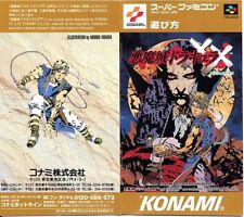 Super Famicom CASTLEVANIA DRACULA X Akumajo XX videogame Japão japonês  comprar usado  Enviando para Brazil