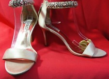 Badgley mischka beige for sale  KINGSTON UPON THAMES