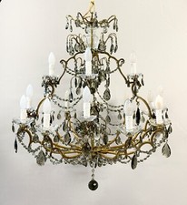 Lampadario gocce vintage usato  Parma