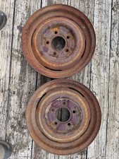 Par de aros de roda 16x4 Ford 5 1/2 parafusos década de 1940 Rat Rod Hot Pickup aço original comprar usado  Enviando para Brazil