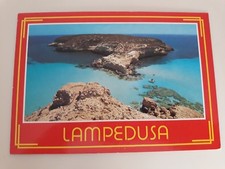 Cartolina colori lampedusa usato  Novara