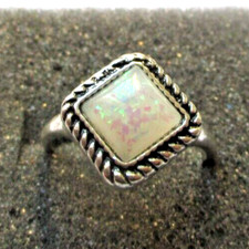 Bague couleur argent d'occasion  Perros-Guirec
