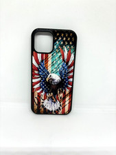 Usado, Capa à prova de choque ziye bandeira americana águia compatível com iPhone 12pro capa dura comprar usado  Enviando para Brazil