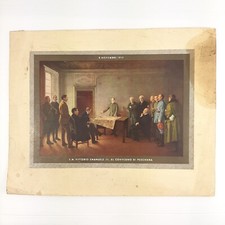 Antica cartoncino raffiggurant usato  Lecco