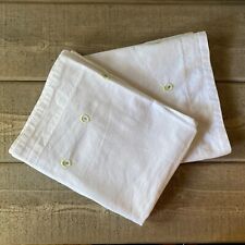 Ikea White Shams Zestaw haftowanych kół/2 King na sprzedaż  Wysyłka do Poland