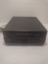 Leitor de vídeo cassete White Westinghouse WVCP-8000 AC/DC testado funciona sem controle remoto, usado comprar usado  Enviando para Brazil