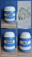 Green cornishware salt for sale  BOGNOR REGIS