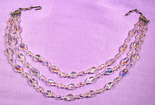 Vintage crystal faceted for sale  Elgin