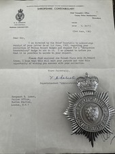 Shropshire police constabulary for sale  BUSHEY
