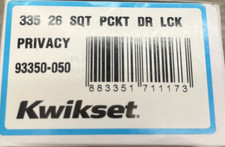 Kwikset 335sqt square for sale  Mooresville