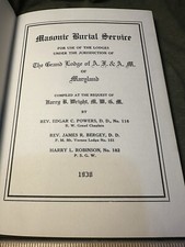 Masonic burial services for sale  Harrisburg