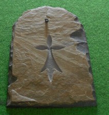 Ardoise gravée hermine d'occasion  Damigny