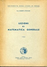 Lezioni matematica generale usato  Italia