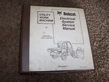 Bobcat Utility Work Machine IR Shop Service sistema elétrico manual de reparo comprar usado  Enviando para Brazil