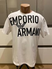 Camiseta masculina gola redonda logotipo ousado Emporio Armani comprar usado  Enviando para Brazil