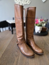 Bota de Equitação Frye Melissa Harness, Tamanho 8.5, Marrom, usado comprar usado  Enviando para Brazil