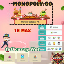 Cooking partners monopoly for sale  Schertz