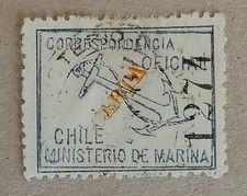 Chile 1907 official d'occasion  Saint-Pol-de-Léon