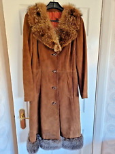 Vintage suede real for sale  NOTTINGHAM