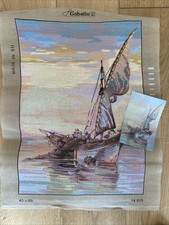 Gobelin tapestry ship for sale  WINCANTON