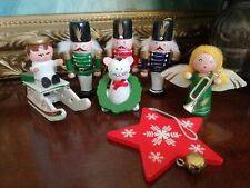 Vintage wooden christmas for sale  STOKE-ON-TRENT