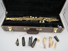 SAXOFONE JEAN BAPTISTE SOPRANO levemente usado com estojo PESCOÇO E BOCAL S/N 81448 comprar usado  Enviando para Brazil