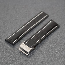 22mm black crocodile for sale 22mm black crocodile for sale  WAKEFIELD