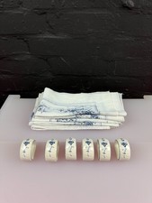 6 x Villeroy & and Boch Luxembourg Vieux Pierścienie i serwetki RZADKI zestaw, używany na sprzedaż  Wysyłka do Poland