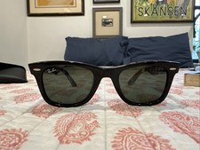 RAY BAN WAYFARER ORIGINAL RB2140 1147 50 22 150 Preto/Verde Fabricado na Itália, usado comprar usado RAY BAN WAYFARER ORIGINAL RB2140 1147 50 22 150 Preto/Verde Fabricado na Itália, usado comprar usado  Enviando para Brazil