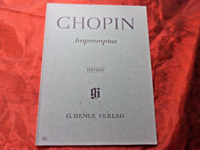 Chopin impromptus urtext gebraucht kaufen  Elztal