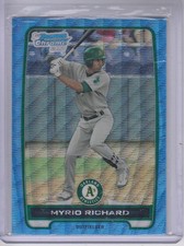 Singles refrator onda azul beisebol 2012 Bowman Chrome Prospects - você escolhe comprar usado  Enviando para Brazil