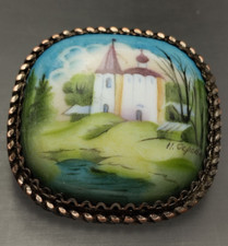 Antique painted enamel for sale  UK
