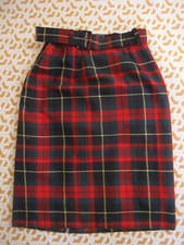 Jupe tartan viscose d'occasion  Arles