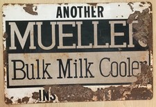 Placa antiga de refrigerador de leite a granel Mueller – Mercearia industrial para fazenda de laticínios comprar usado  Enviando para Brazil