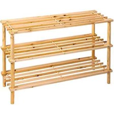 Wooden shoe rack for sale  BRADFORD