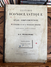Witkowski anatomie iconoclasti d'occasion  Lorient