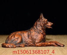 Estátua chinesa rara folha de buxo esculpida em lobo, usado comprar usado  Enviando para Brazil