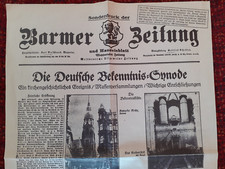 Sonderdruck barmer zeitung gebraucht kaufen  Engelsbrand