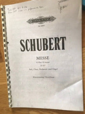 Franz schubert messe usato  Roma