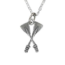 Crossed oars necklace for sale  Loudon