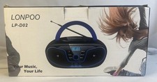 CD Player Boombox, LP-D02 Rádio FM Bluetooth Portátil Sistema de Som Estéreo com... comprar usado  Enviando para Brazil