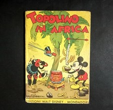 Topolino africa libri usato  Praia a Mare