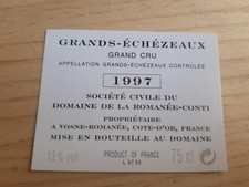étiquette vin grands d'occasion  Quimperlé