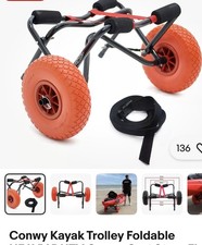 Conwy kayak trolley for sale  EVESHAM