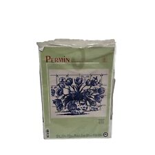Kit de fio para vaso floral azul branco bordado arte escandinava Permin comprar usado  Enviando para Brazil